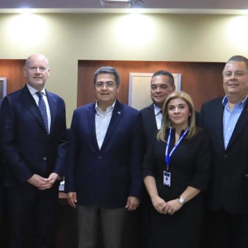 H2P team meeting Honduran President Hernandez